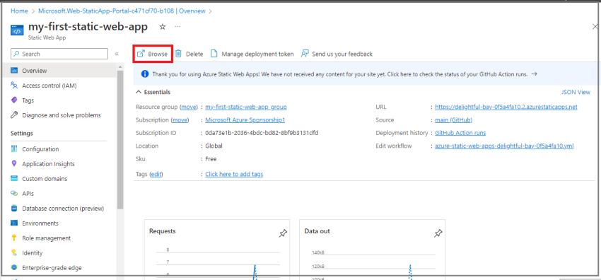 Start Working On Azure Static Web Apps